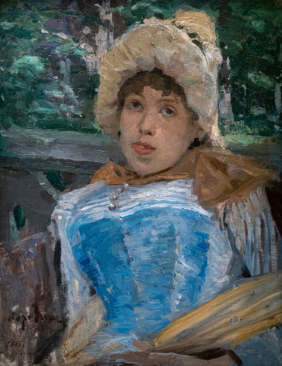 Egy kóruslány portréja alkotó: Konstantin Alekseevich Korovin