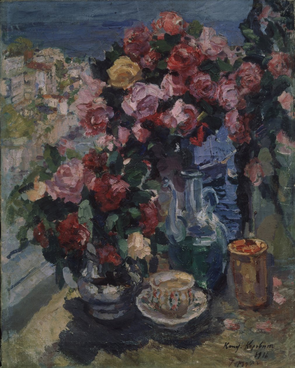 Rózsák. Gurzuf, 1916 alkotó: Konstantin Alekseevich Korovin