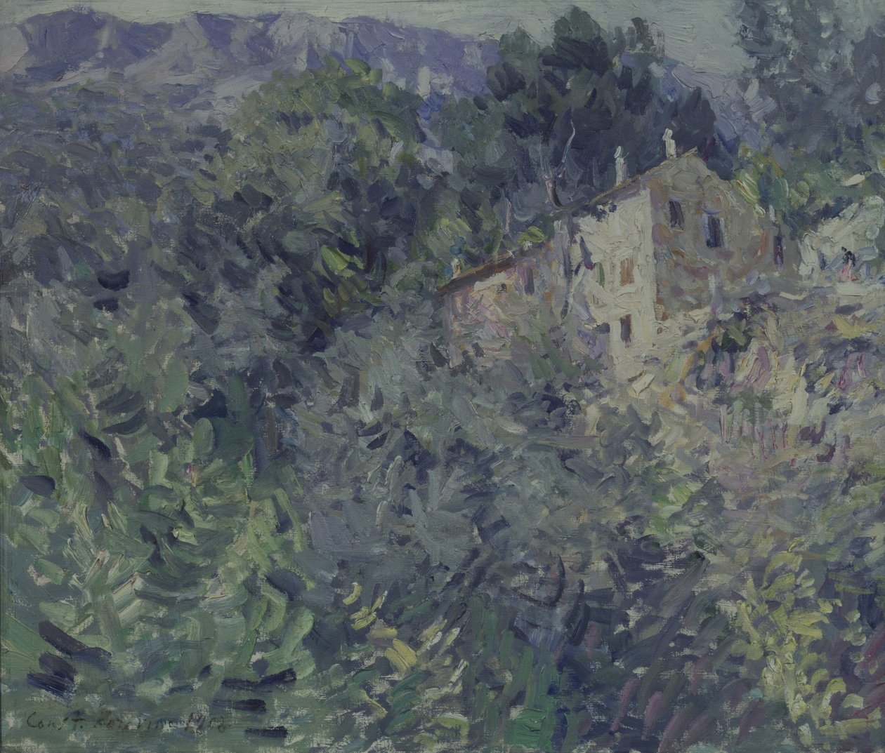 Dél-Franciaország, 1908 alkotó: Konstantin Alekseevich Korovin