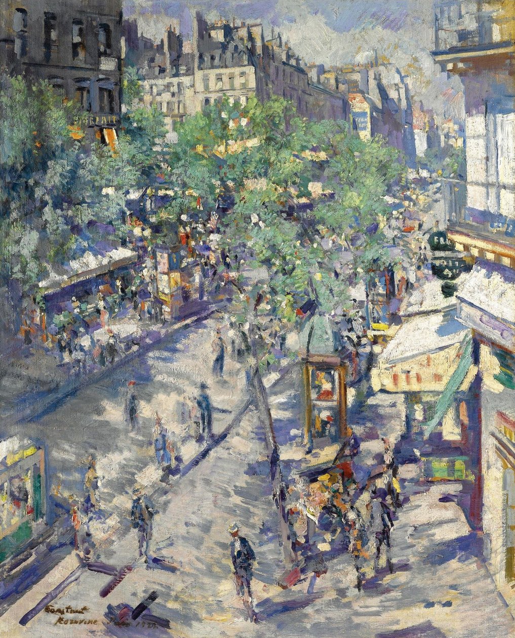 A Boulevard de Sebastopol Párizsban, 1923 alkotó: Konstantin Alekseevich Korovin