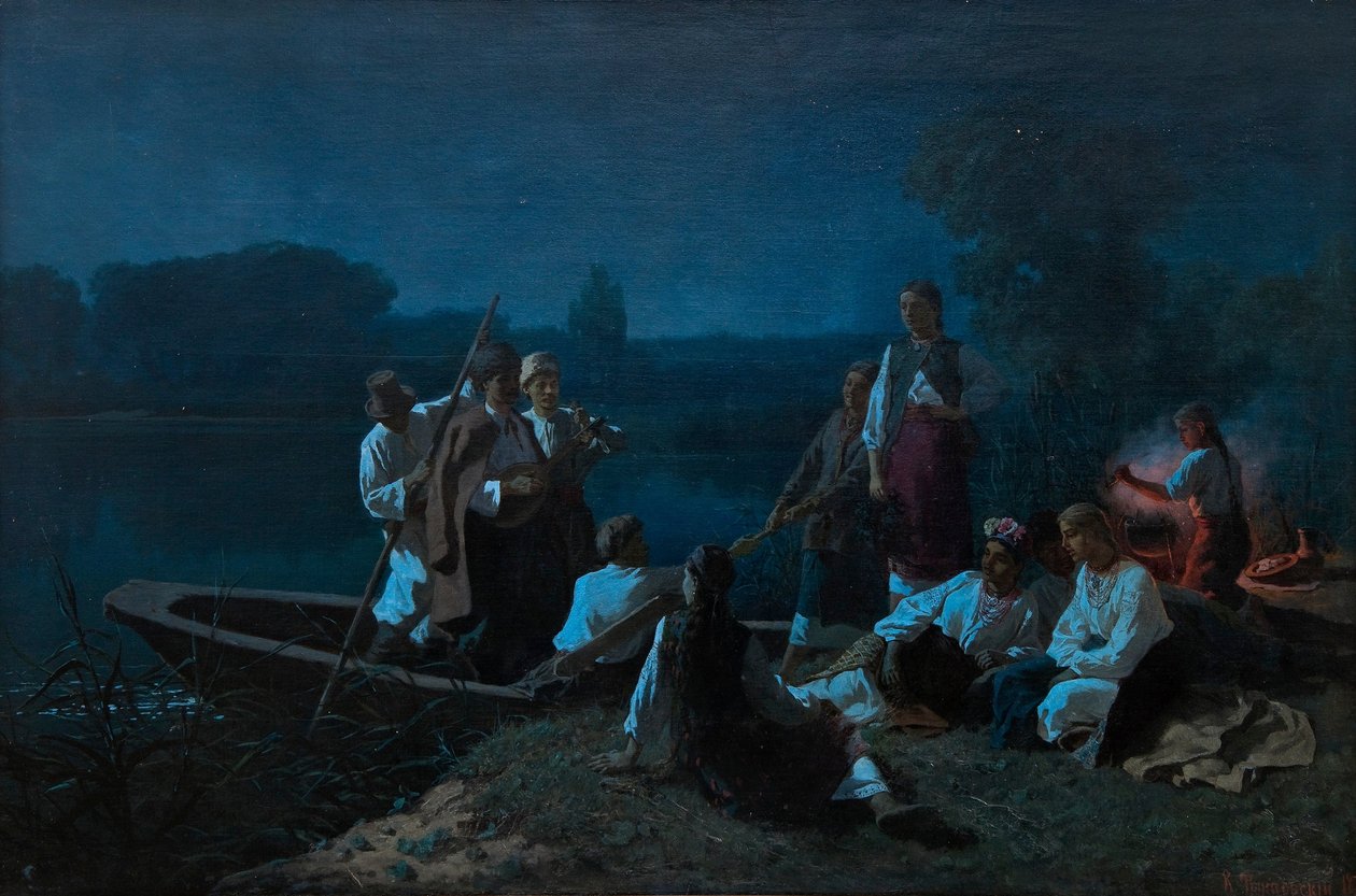 Pünkösd előtti éjszaka Ukrajnában, 1878 alkotó: Konstantin Alexandrovich Trutovsky