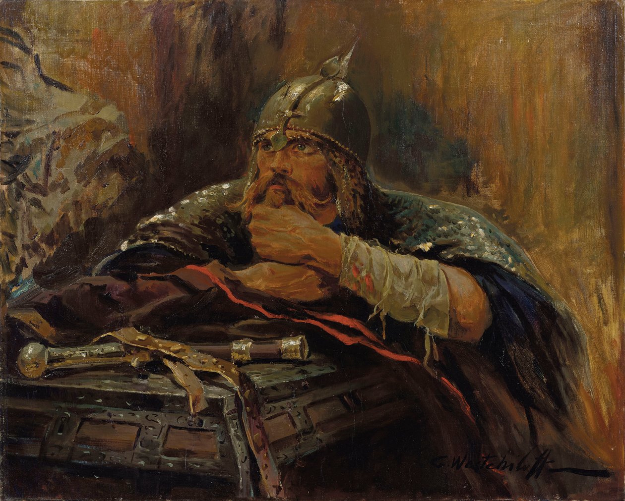 Bogatyr. alkotó: Konstantin Alexandrovich Veshchilov