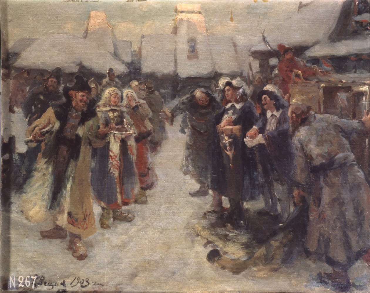 Külföldiek Moszkvában, 1903 alkotó: Konstantin Alexandrovich Veshchilov