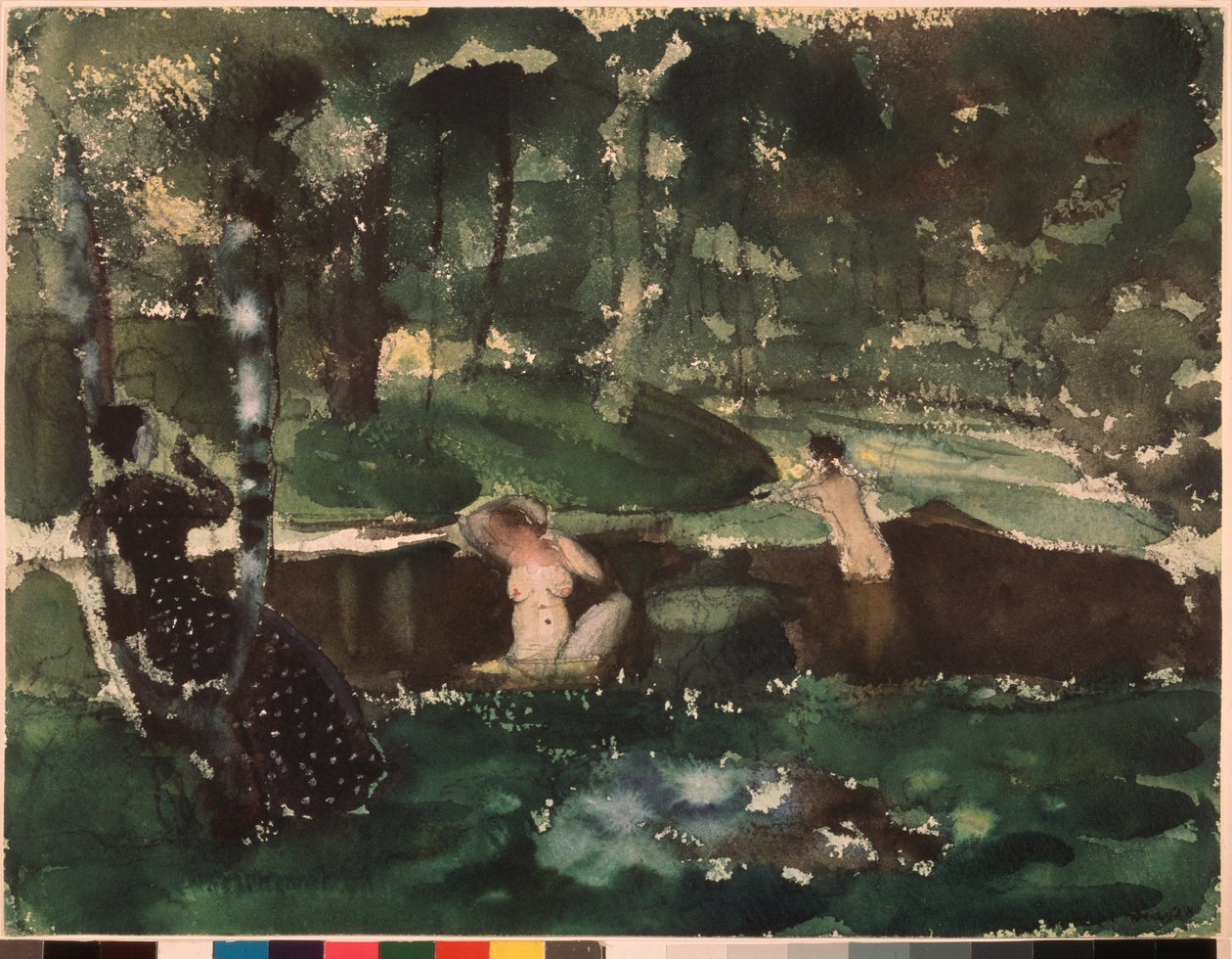 Fürdőzők alkotó: Konstantin Andreevic Somov