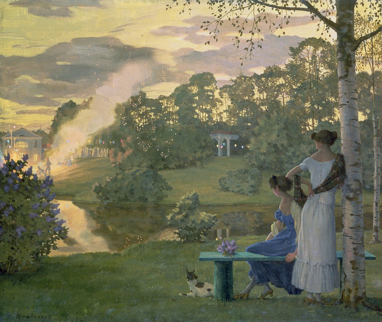 Tűzijáték, 1922 alkotó: Konstantin Andreevic Somov