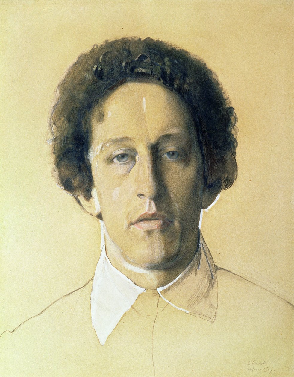 Alekszandr Alekszandrovics Blok (1880-1921) portréja alkotó: Konstantin Andreevic Somov