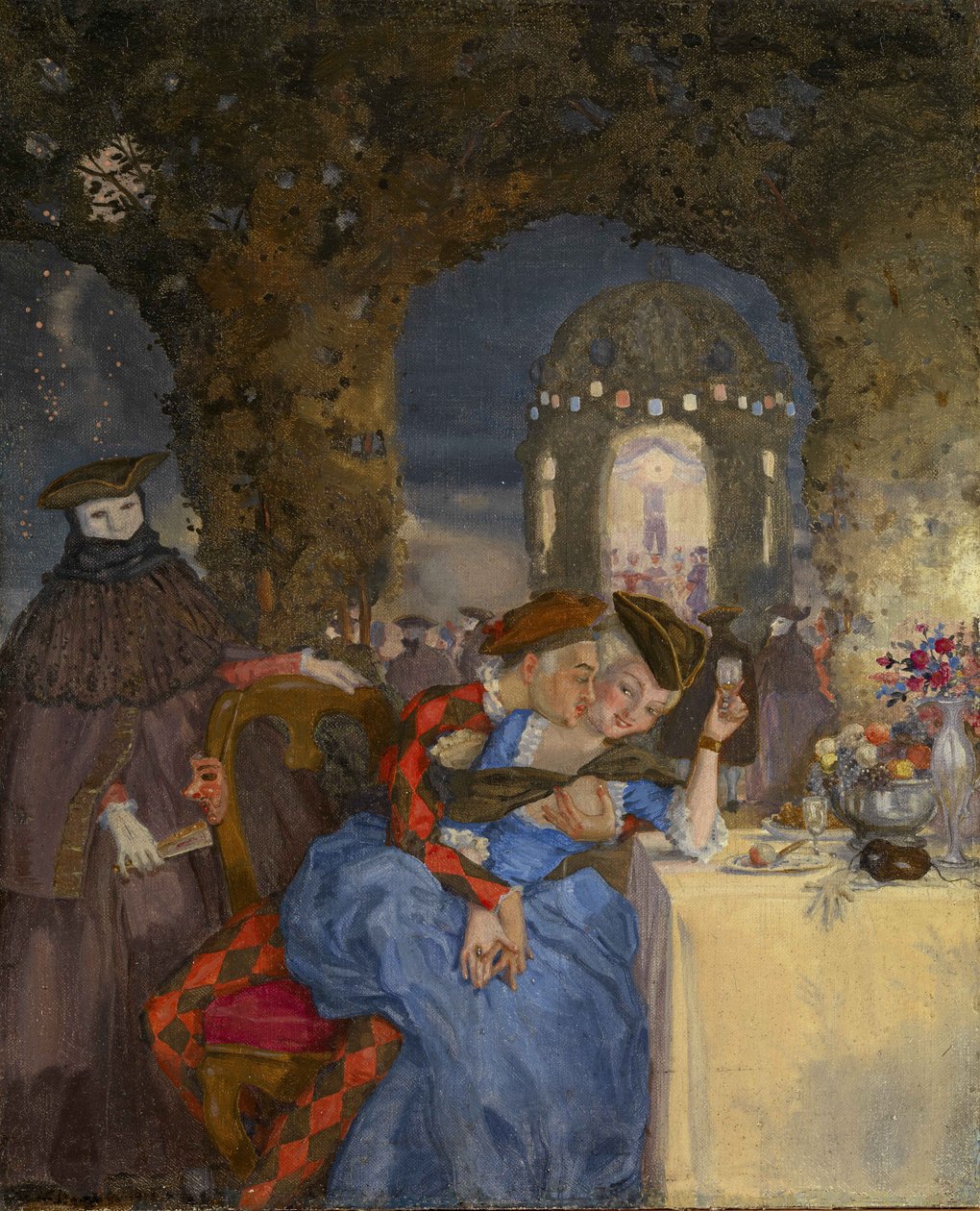 Találkozó, c. 1918 alkotó: Konstantin Andreevic Somov