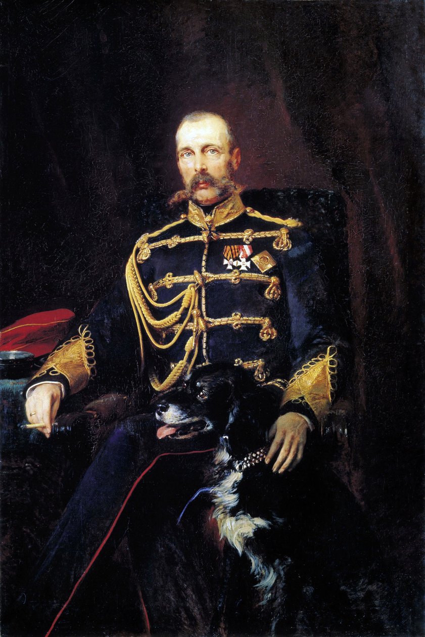II. Sándor (1818-1881), Oroszország cárja alkotó: Konstantin Egorovich Makovsky