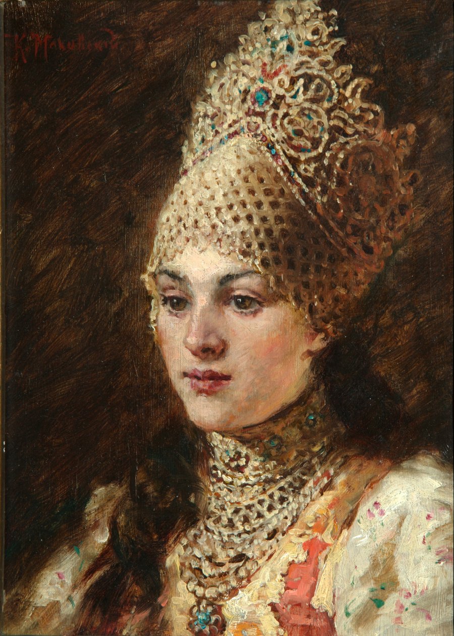 Bojár felesége, 1890-es évek alkotó: Konstantin Egorovich Makovsky