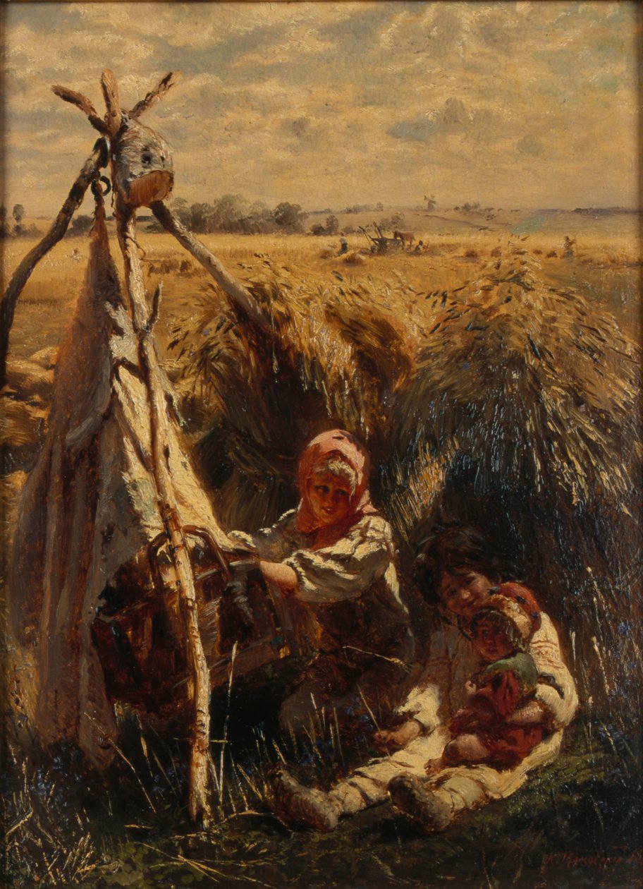 Gyermekek a mezőkön, 1870 alkotó: Konstantin Egorovich Makovsky