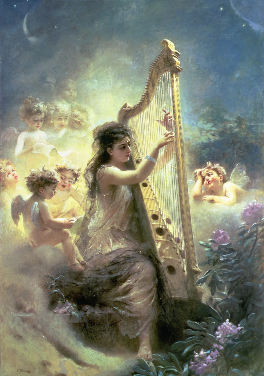 A szerelem étele (olaj, vászon) alkotó: Konstantin Egorovich Makovsky