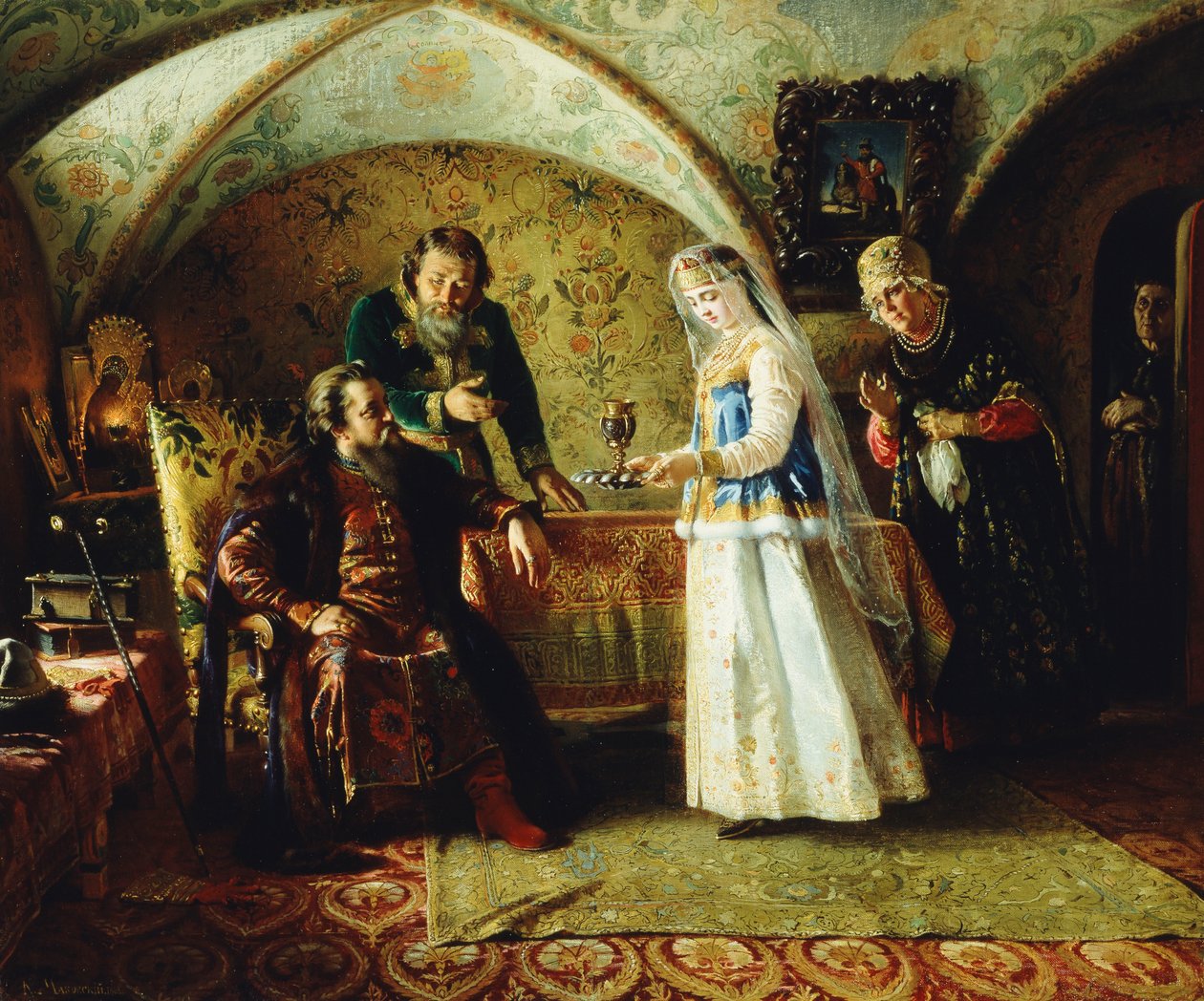 Bevezetés, 1868 alkotó: Konstantin Egorovich Makovsky