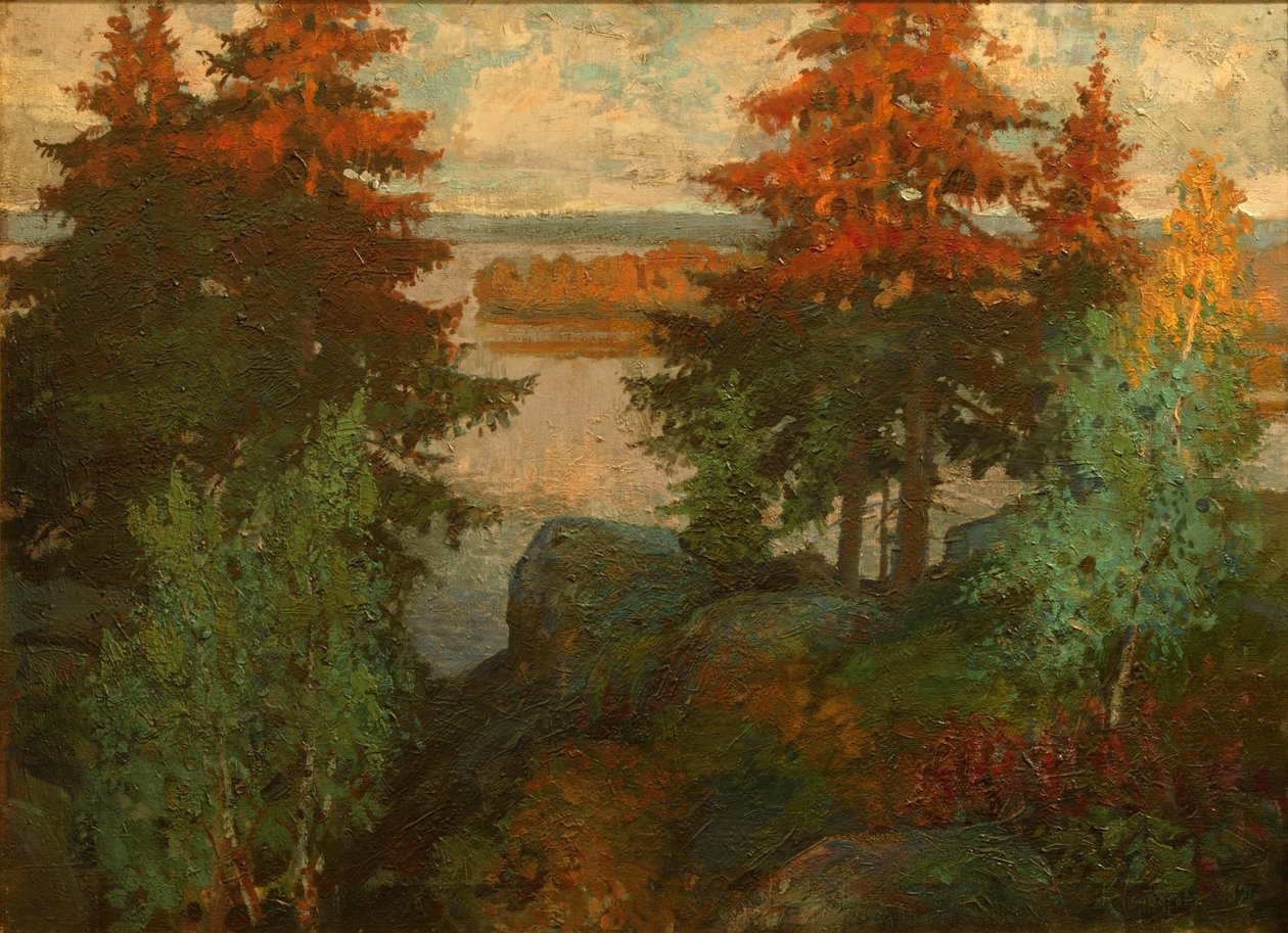 Őszi táj, 1920 alkotó: Konstantin Ivanovich Gorbatov