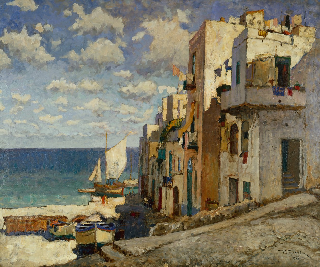 Halászút, Capri alkotó: Konstantin Ivanovich Gorbatov