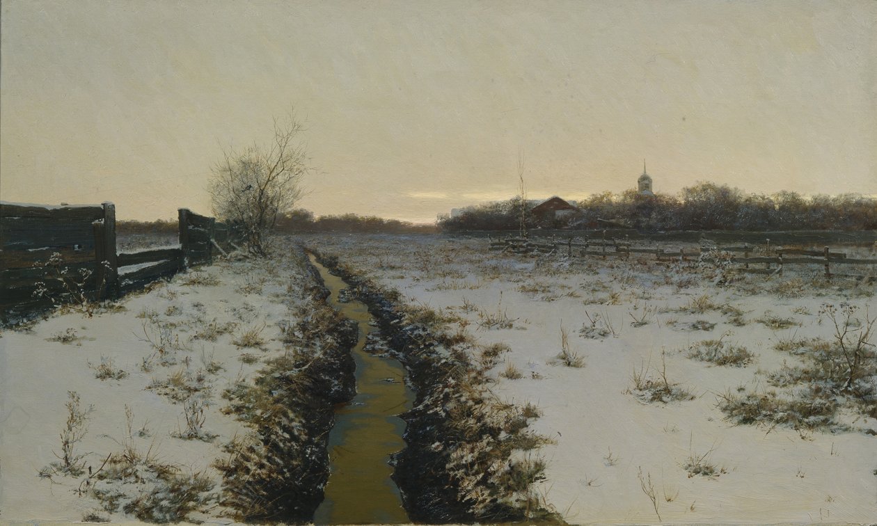 Téli este, 1888 alkotó: Konstantin Konstantinovich Pervukhin