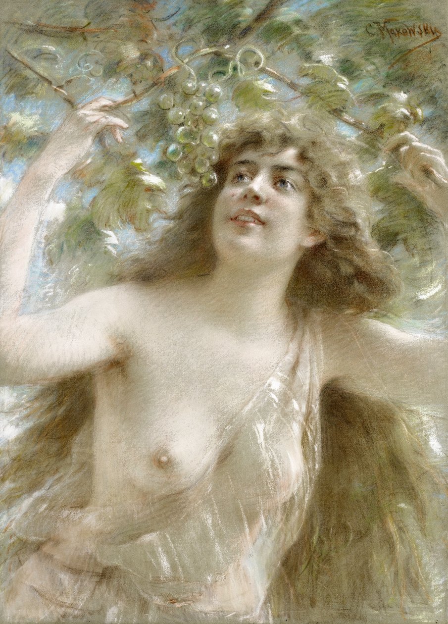 Bacchante alkotó: Konstantin Makovsky
