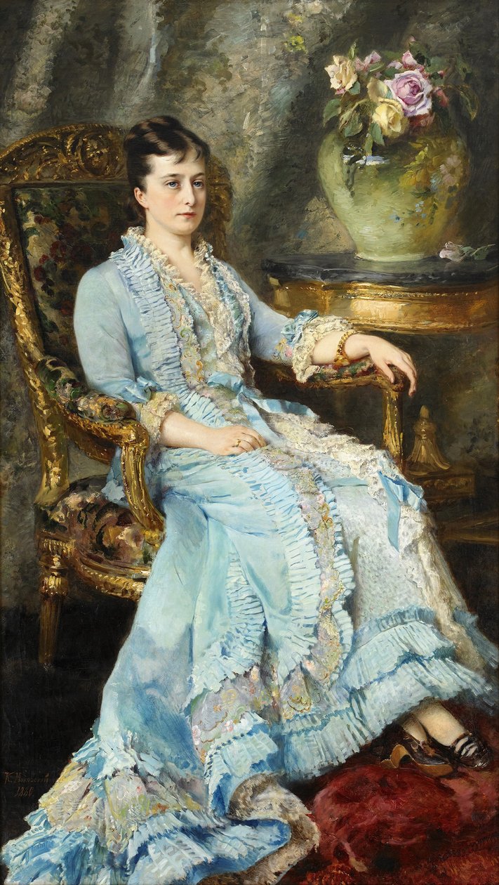 Katalin Dolgorukov portréja (1847-1922) alkotó: Konstantin Makovsky