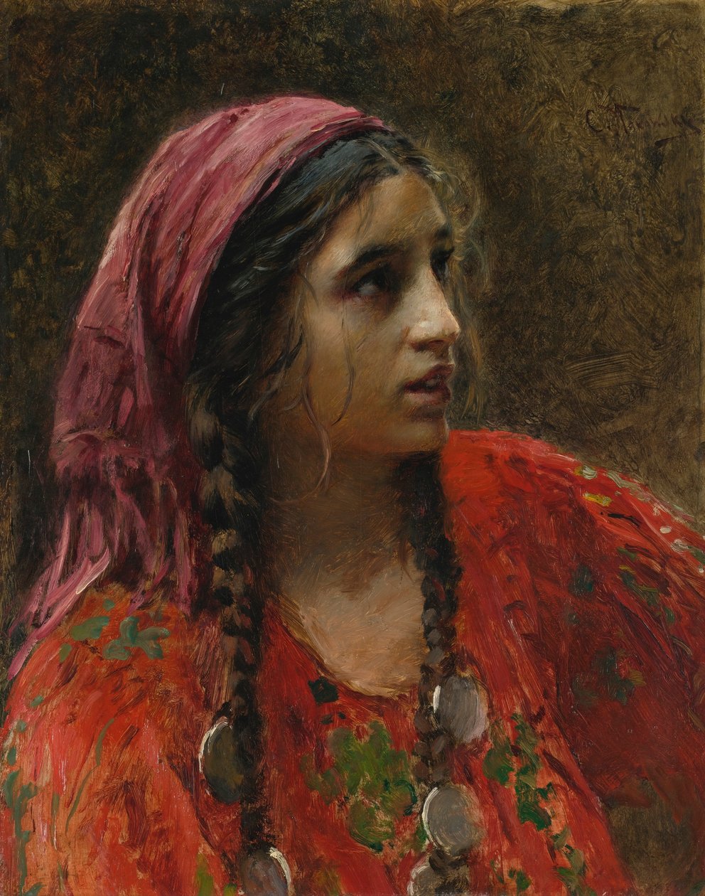 orosz: "cigány" cigány alkotó: Konstantin Makovsky