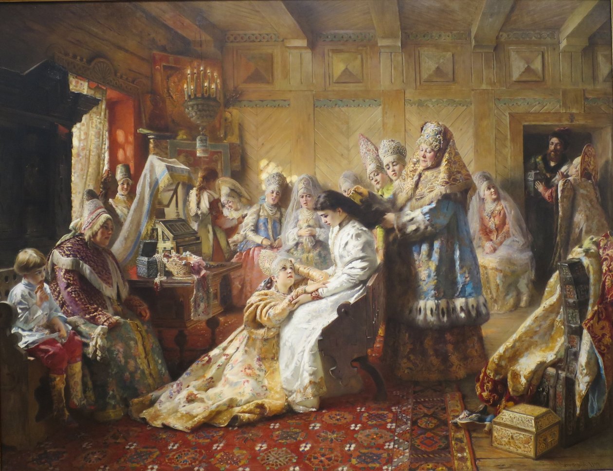 Az orosz menyasszony öltözéke alkotó: Konstantin Makovsky