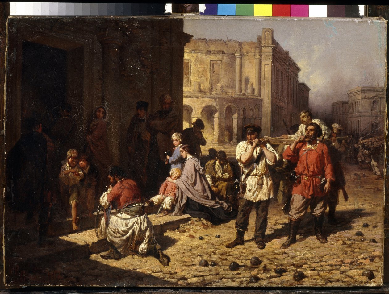 Szevasztopol ostroma 1854-ben. (The Siege Of Sevastopol In 1854). A krími háború epizódja (1853-1856), a szövetséges csapatok megszervezik az orosz város fájdalmas és gyilkos ostromát, míg a város lakói a védelmet és a alkotó: Konstantin Nikolaevich Filippov