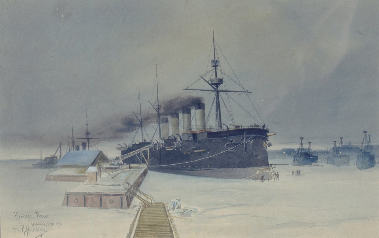 Rossia páncélos cirkáló, 1897 alkotó: Konstantin Vasilyevich Isenberg