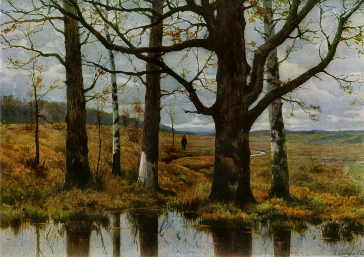 Őszi táj, c1908, 1965. alkotó: Konstantin Yakovlevich Kryzhitsky