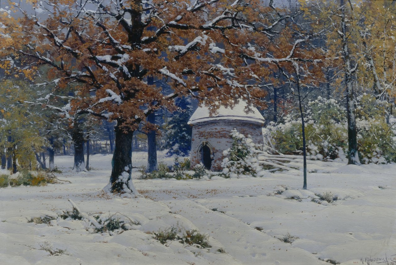 Havazás 1898 szeptemberében alkotó: Konstantin Yakovlevich Kryzhitsky
