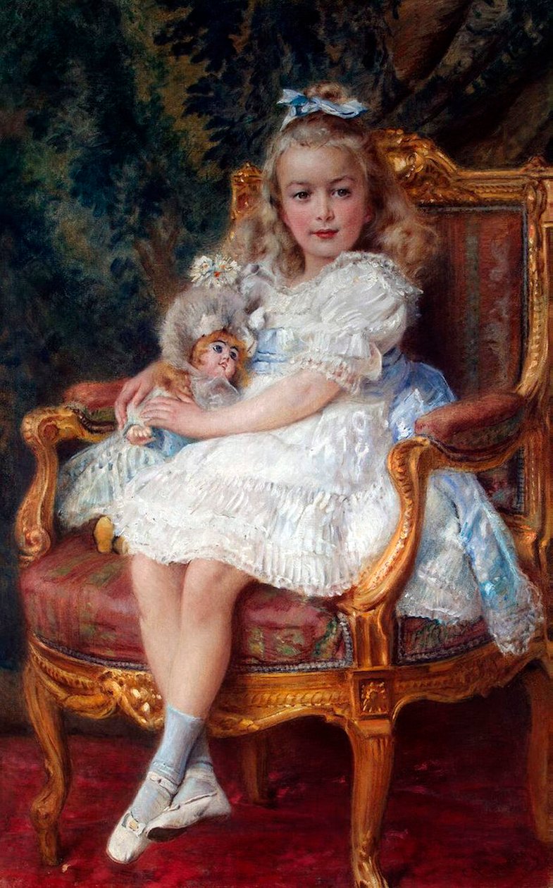 Maria Nyikolajevna orosz nagyhercegnő portréja, 1899–1918, 1905. alkotó: Konstantin Yegorovich Makovsky
