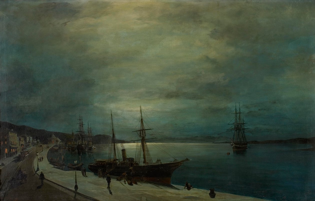 Holdfényes kikötő alkotó: Konstantinos Volanakis