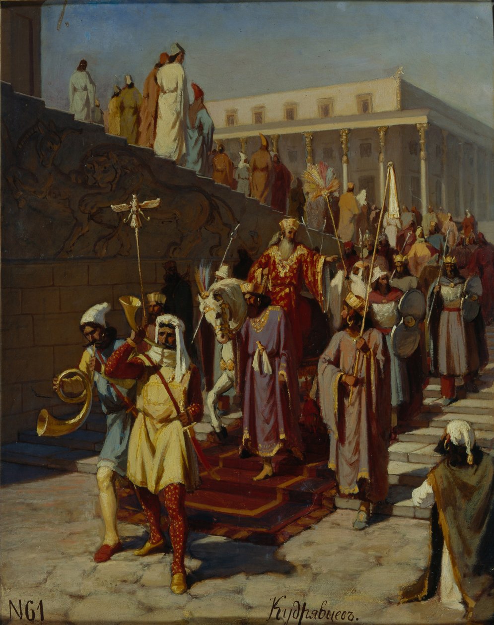 Hámán diadalmenete, 1875 alkotó: Kozma Nikiforovich Kudryavtsev