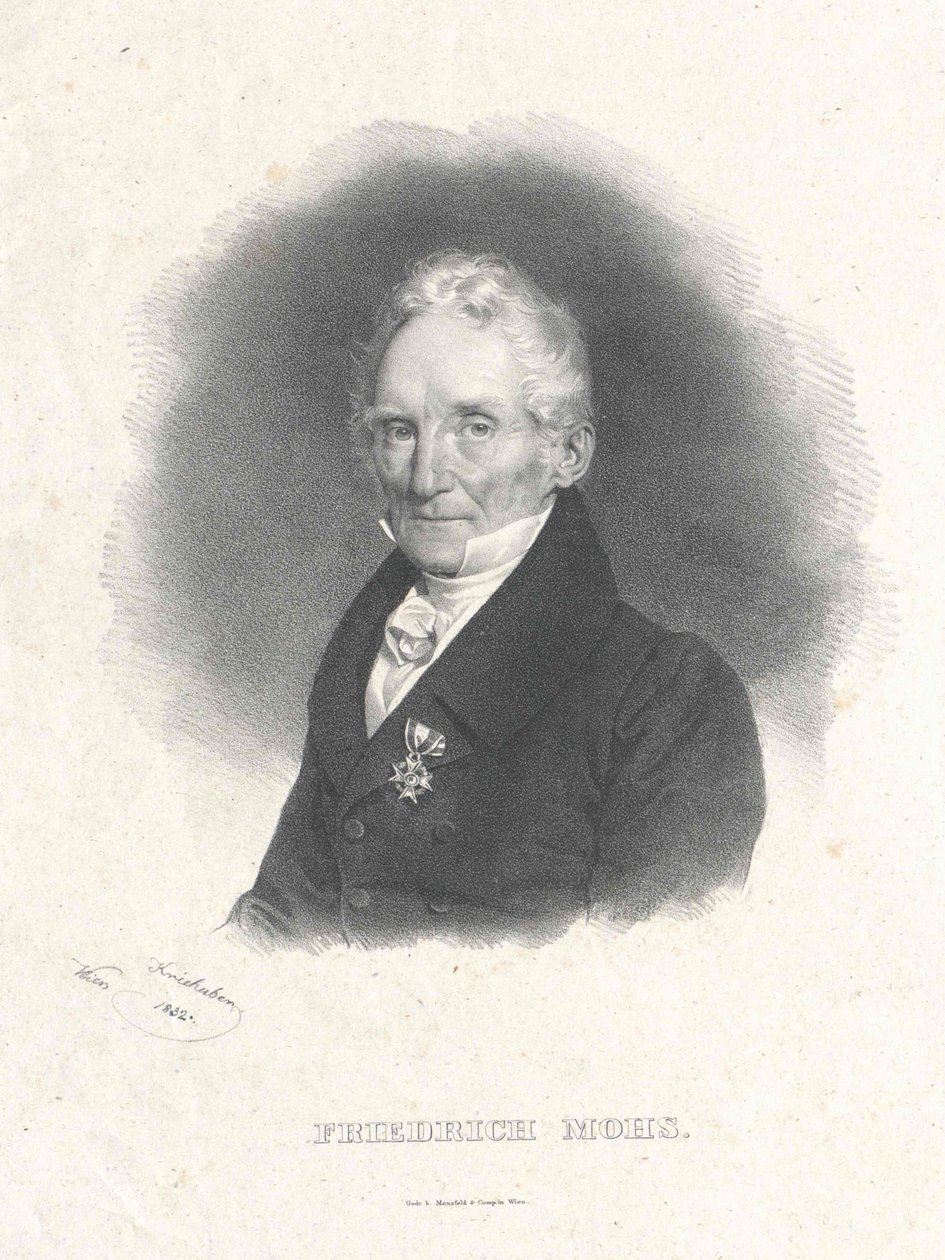 Friedrich Mohs arcképe alkotó: Josef Nikolaus Kriehuber
