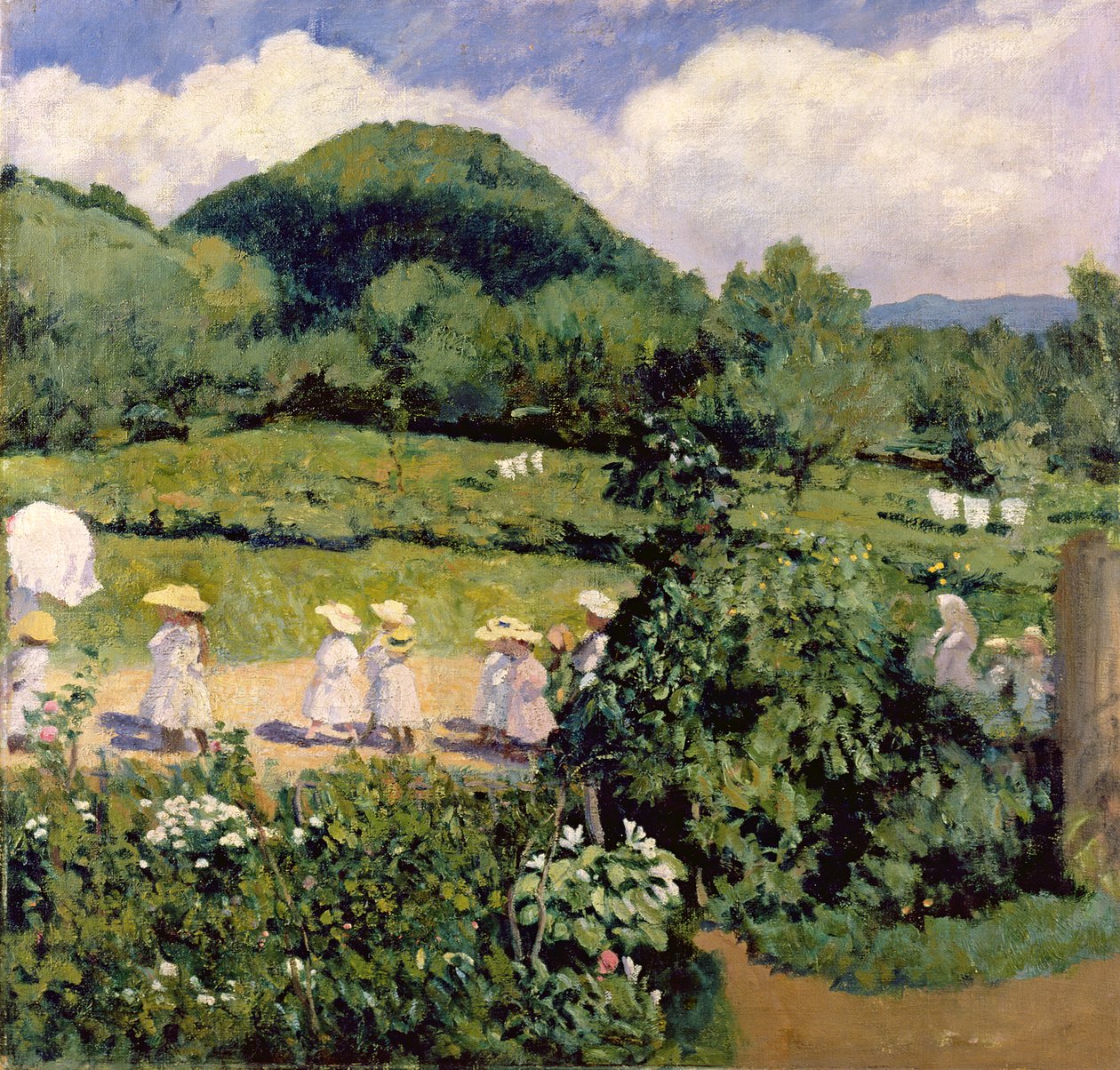 Piknik májusban, 1906 nyári napján alkotó: Károly Ferenczy