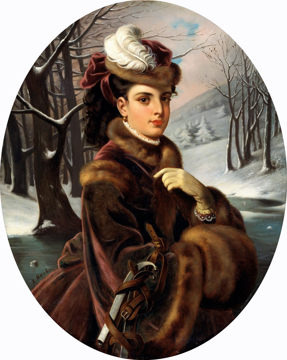 "Adelina Patti", 1843-1919, 1873-75 alkotó: Károly Markó the Younger