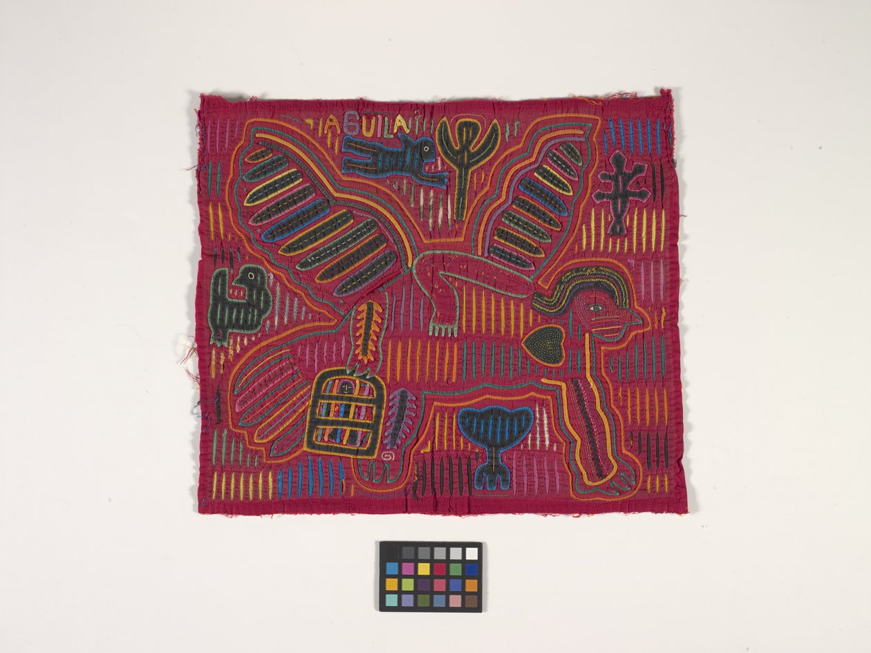 Shirt Panel (Mola) (fotó) alkotó: Kuna Indian Culture