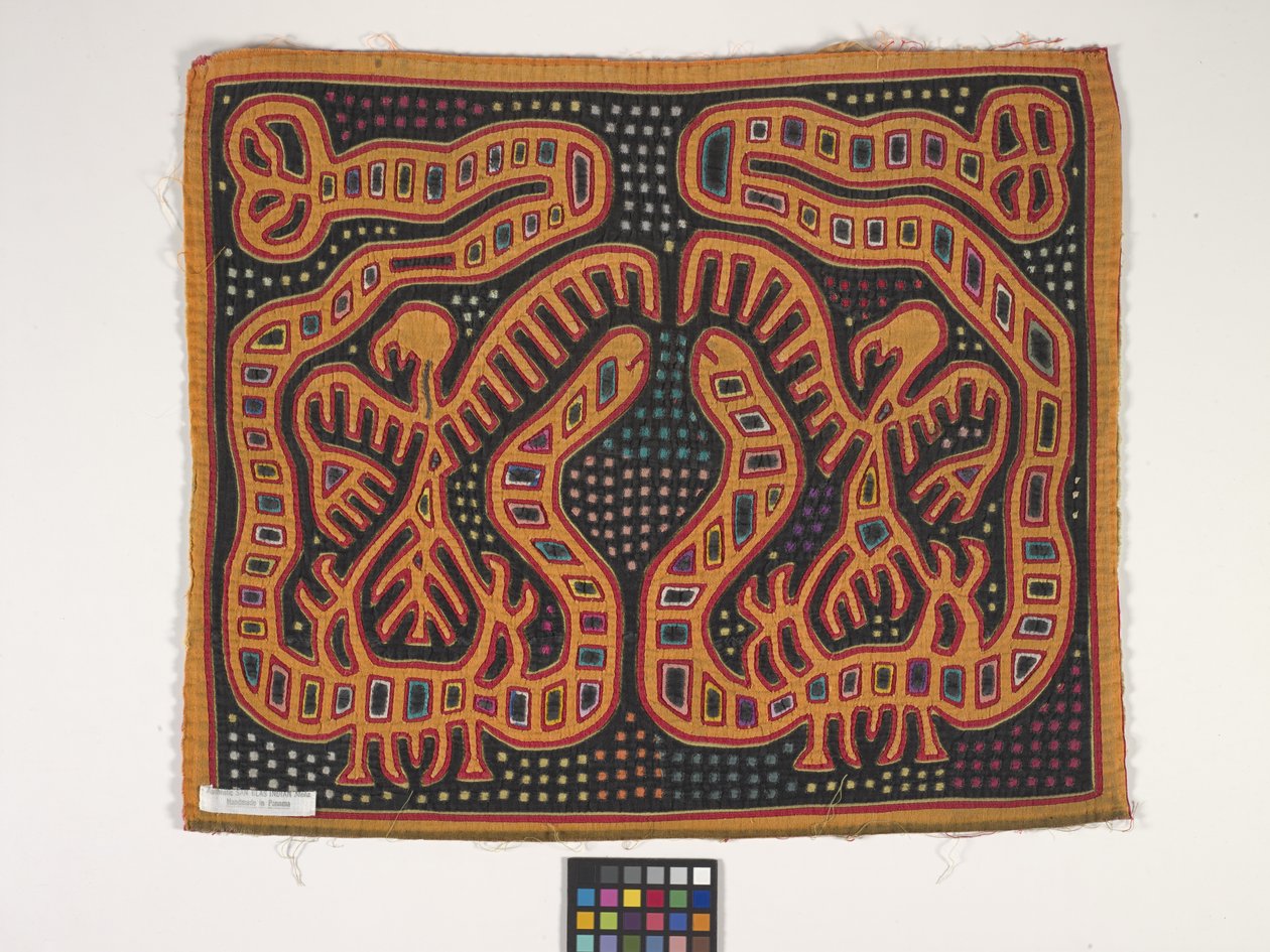 Shirt Panel (Mola) (fotó) alkotó: Kuna Indian Culture