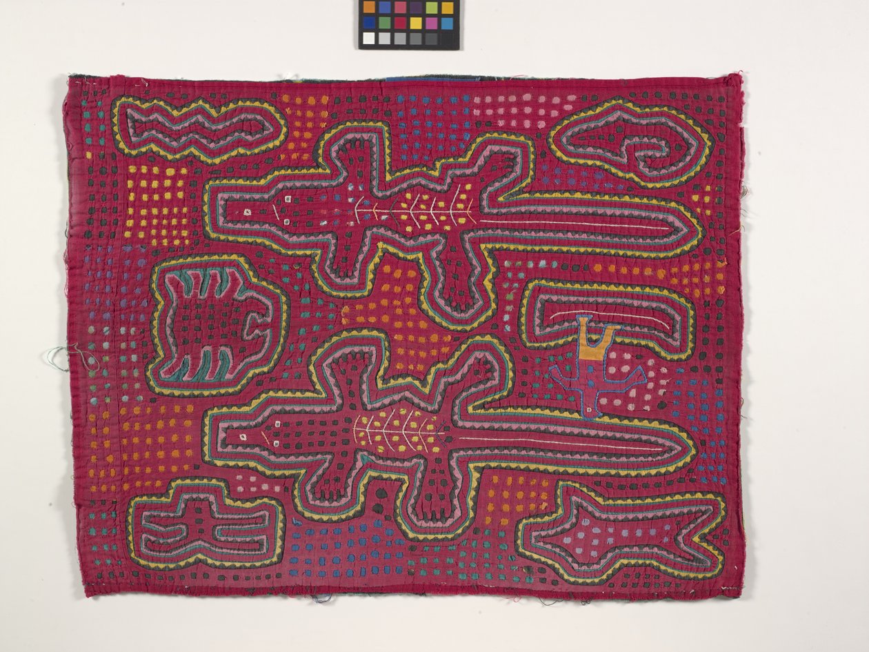 Shirt Panel (Mola) (fotó) alkotó: Kuna Indian Culture