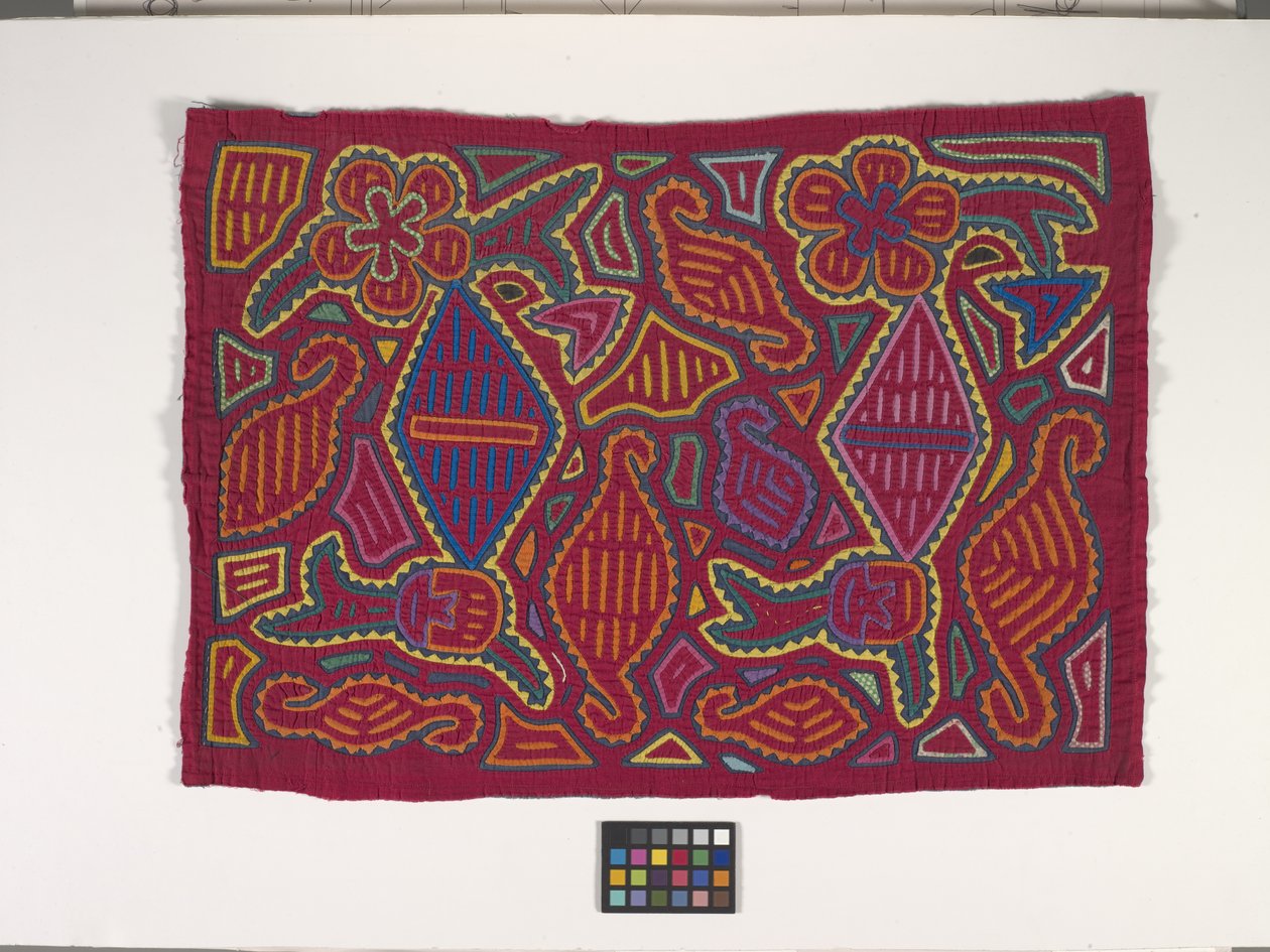 Shirt Panel (Mola) (fotó) alkotó: Kuna Indian Culture