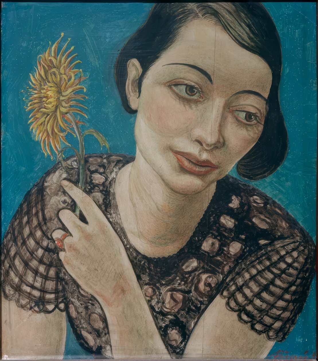 Maria Günther portréja alkotó: Kurt Günther