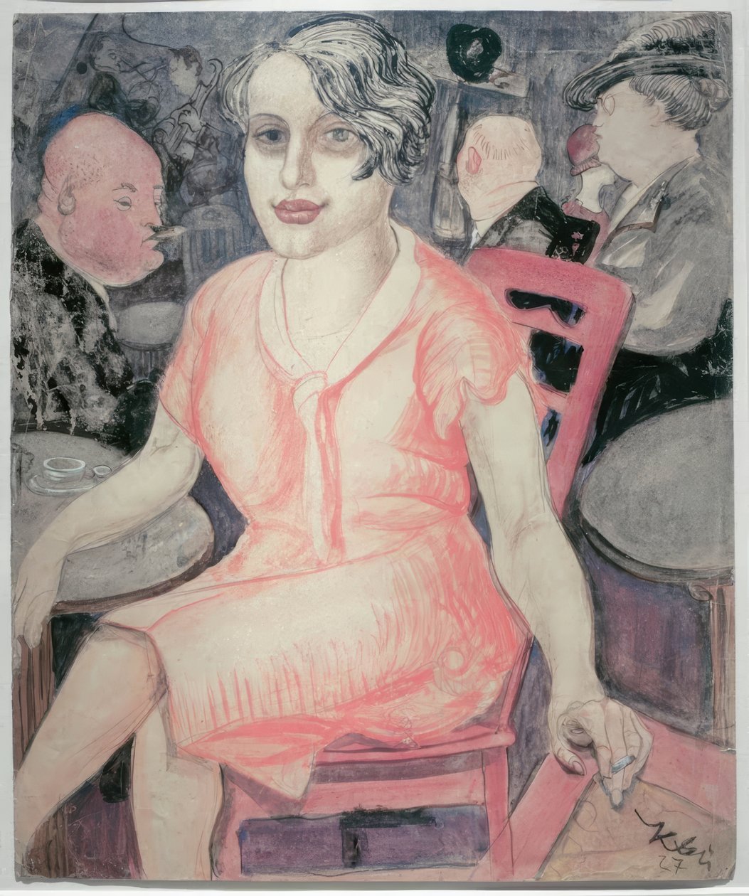 A kávézóban alkotó: Kurt Günther