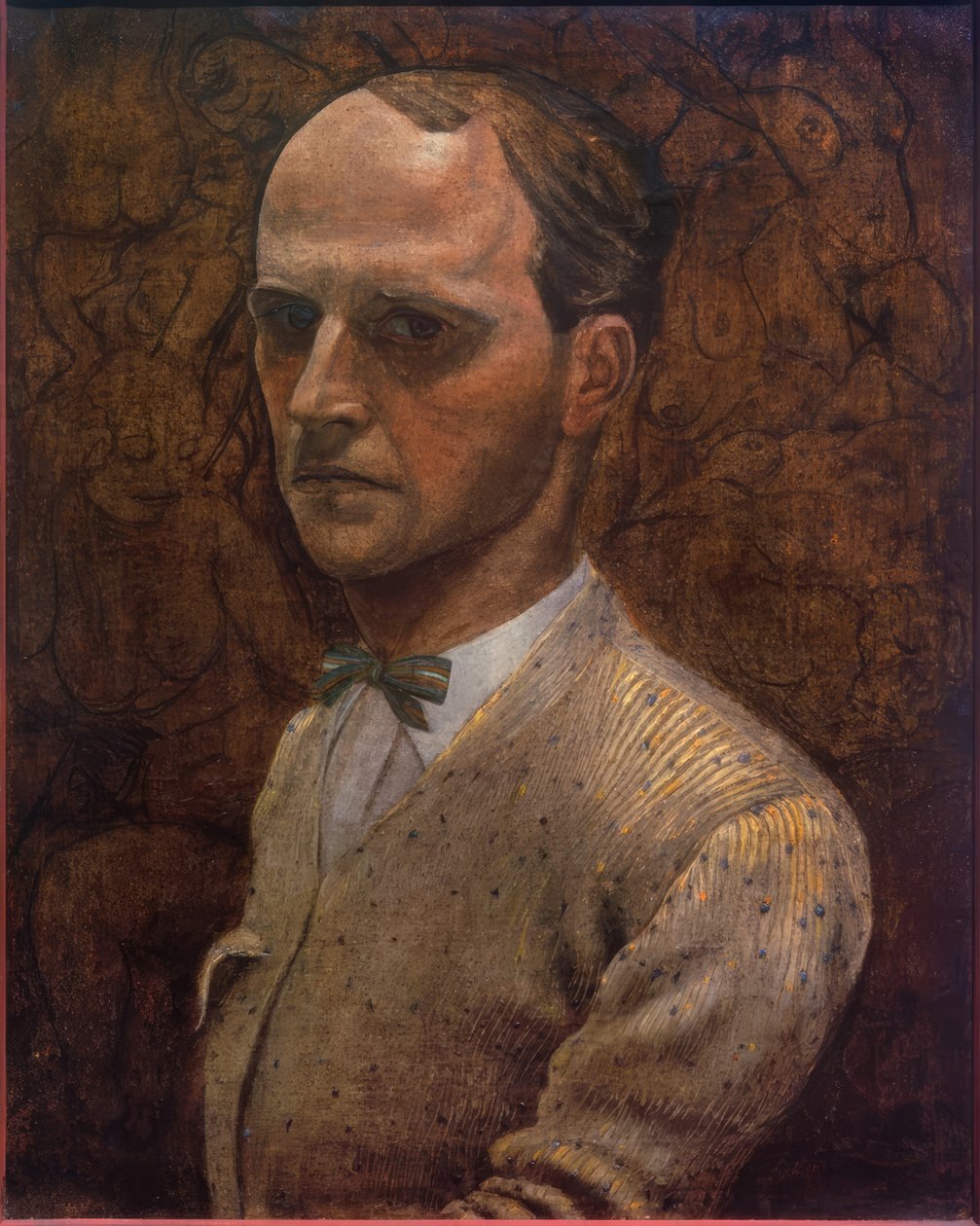 Önarckép nyakkendővel alkotó: Kurt Günther