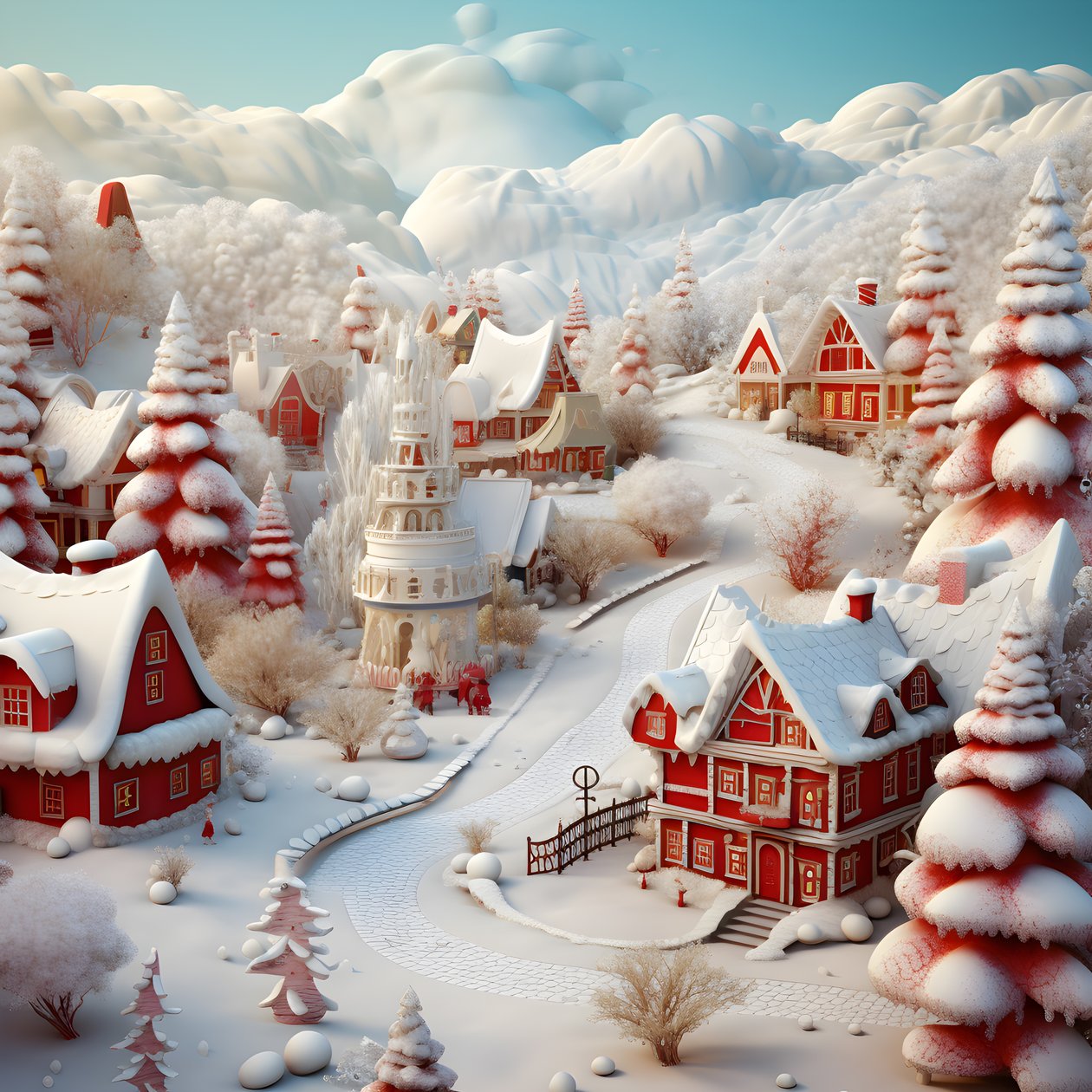3d Snowy Weihnachten  4 alkotó: Kurt Heppke