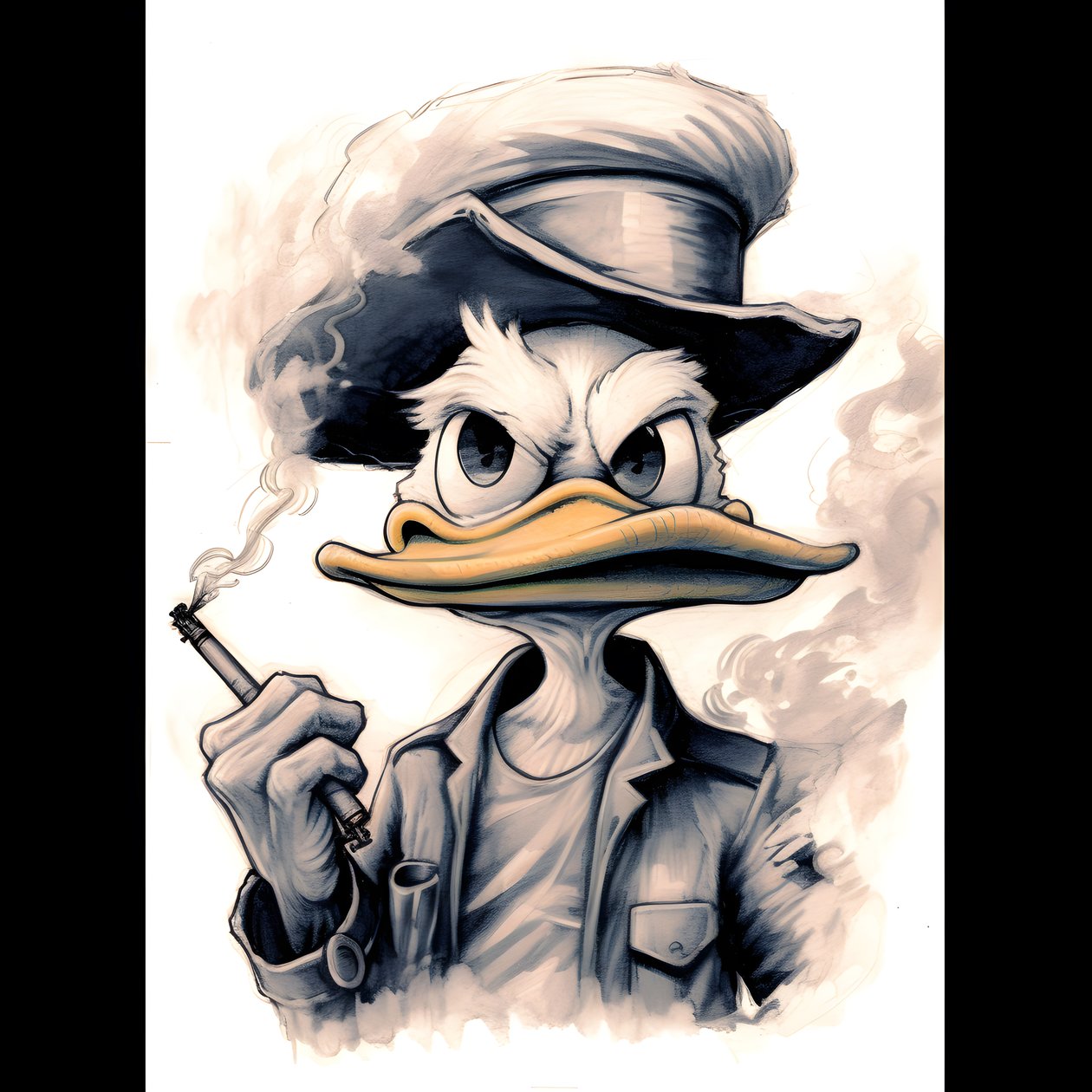 Scrooge McDuck, egy nagy marihuánát szív 2 alkotó: Kurt Heppke