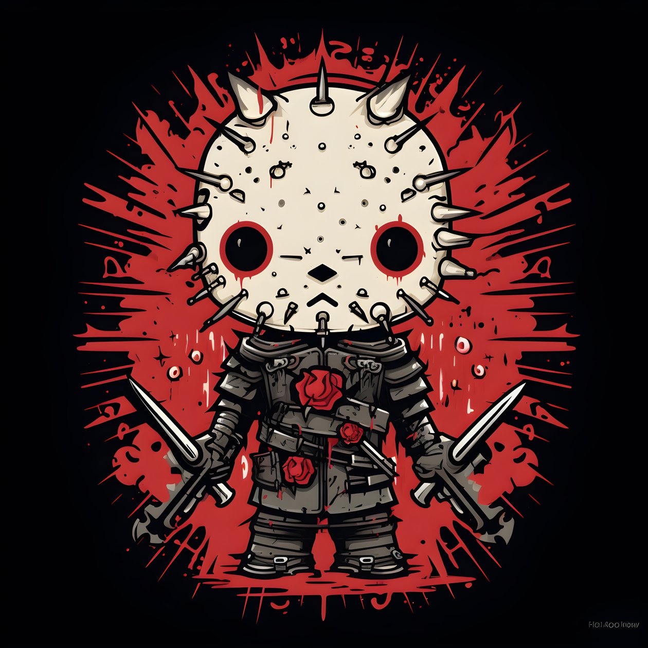 Hello Kitty és Pinhead Shirt Design 1 alkotó: Kurt Heppke