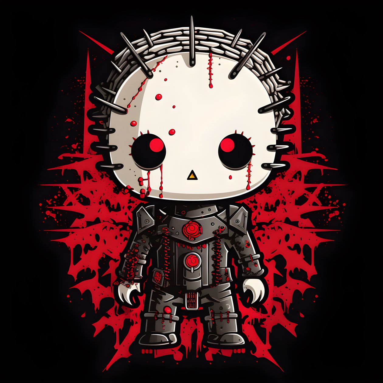 Hello Kitty és Pinhead Shirt Design 2 alkotó: Kurt Heppke