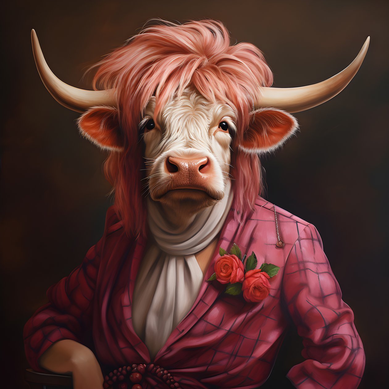 Highland Cow, mint Marilyn Monroe 3 alkotó: Kurt Heppke