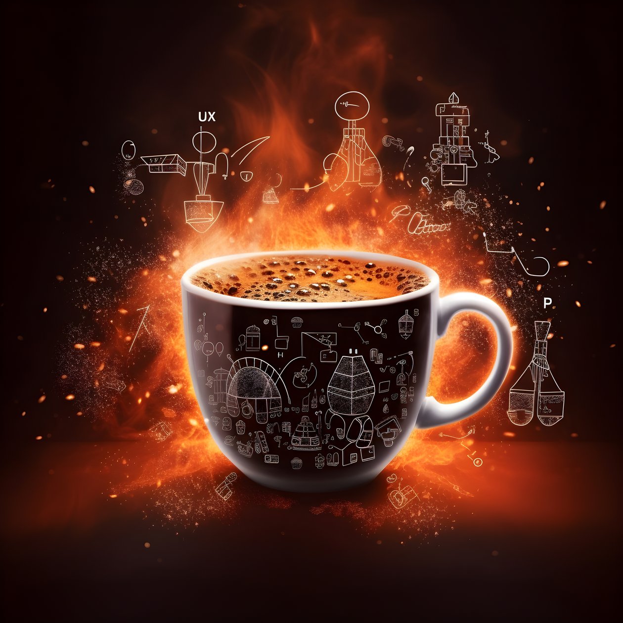 "Kaffee + Wissenschaft = Energie" 2 alkotó: Kurt Heppke