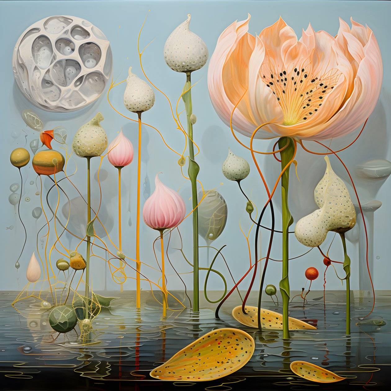 Lotusblumensamenschoten 2 alkotó: Kurt Heppke