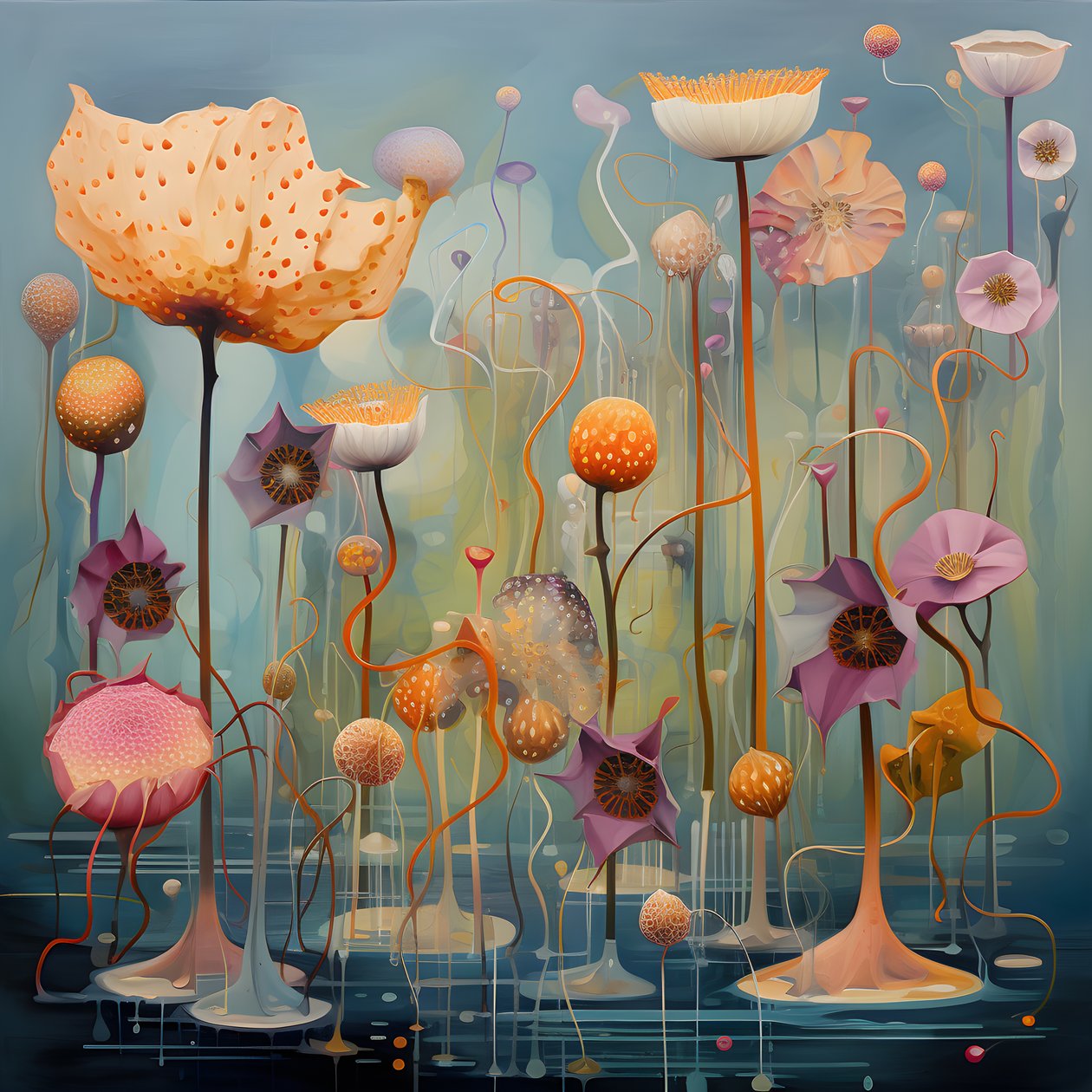 Lotusblumensamenschoten 3 alkotó: Kurt Heppke