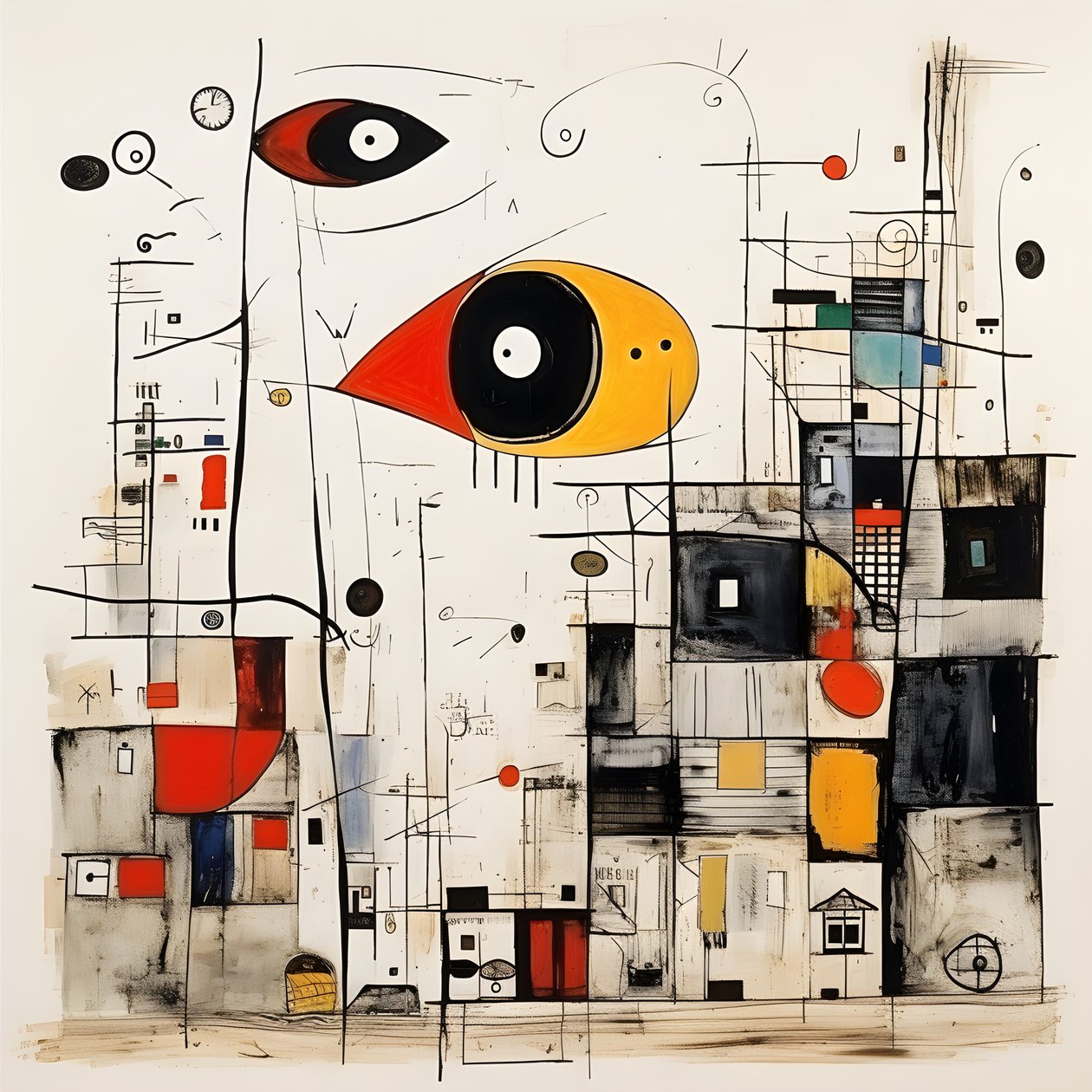 Joan Miró szürreális illusztrációi. 3 alkotó: Kurt Heppke