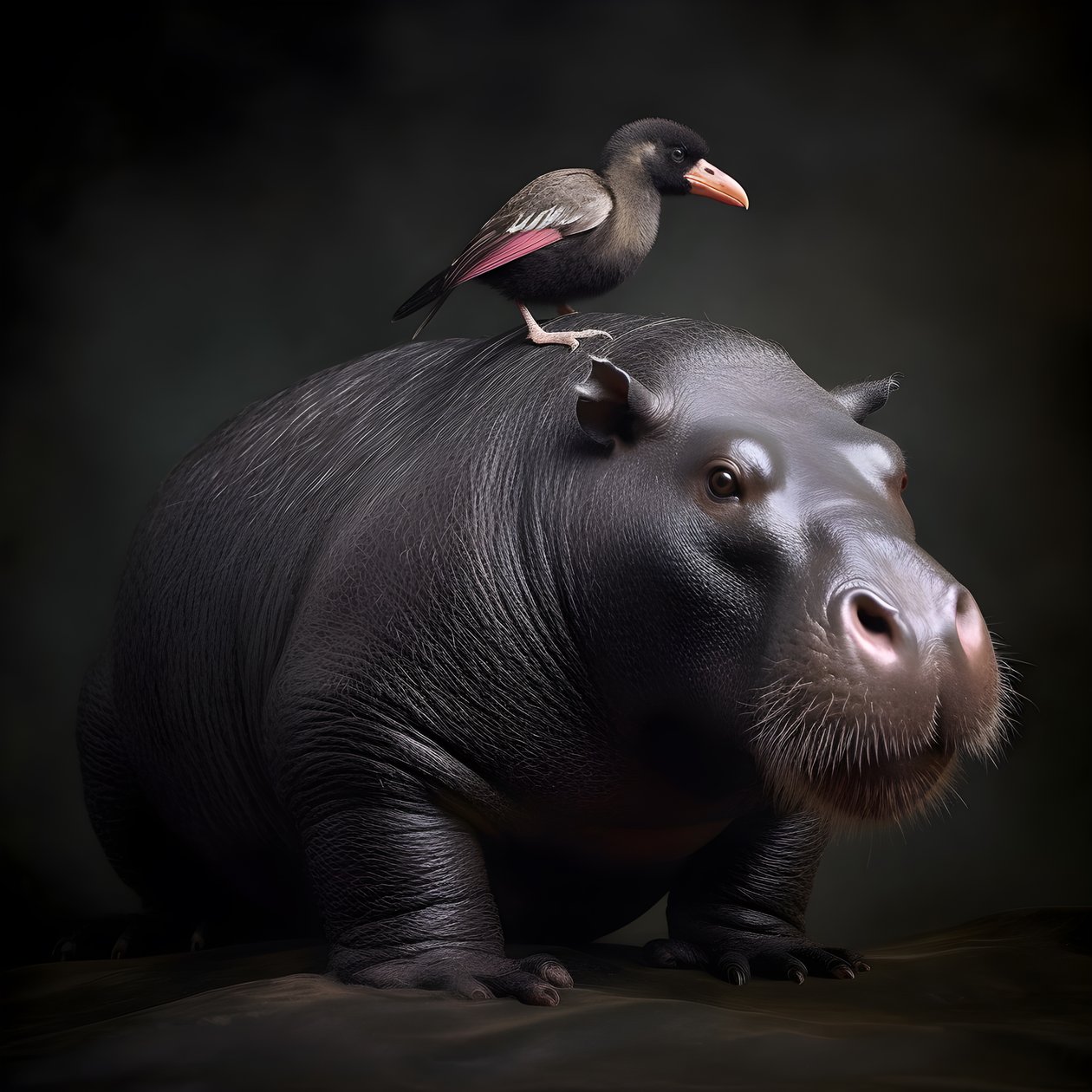 Capybara egy ezüsthátú gorillával keverve 1 alkotó: Kurt Heppke